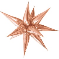 66 cm 3D Stern-Ballon - J&E - 1 Stück