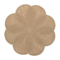Jute-Platzset in Blumenform, Ø 38 cm