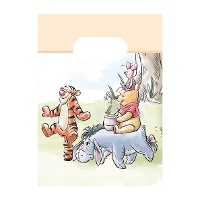 Winnie-the-Pooh-Geschenktüten - Naturmotiv, 4 Stück