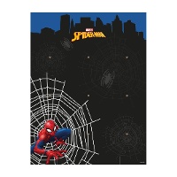 Spider-Man-Donutdisplay mit Spinnennetz