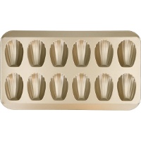 Backform für Madeleines - Wilton - 12 Mulden