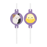 Squishmallows-Trinkhalme - 6 Stück