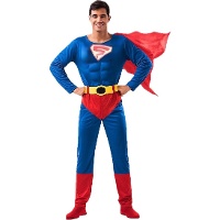Superman Kostüm mit Umhang für Männer