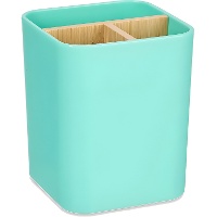 Zahnbürstenhalter aus Bambus mit 3 Fächern