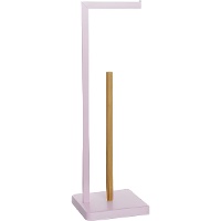 Toilettenpapierhalter mit farbigem Fuß 46 cm - 1 St.