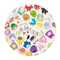 Squishmallows-Teller, Ø 23 cm - 8 Stück