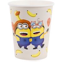 Lustige Minions-Becher, 250 ml - 6 Stück