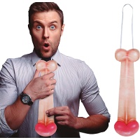 Krawatte in Penisform, 40 cm