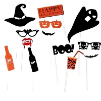 Happy Halloween Photocall Kit - 12 Stück