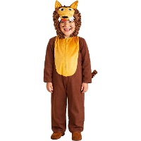 Wolfskostüm mit Kappe für Kinder