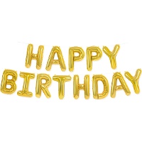 Happy Birthday Buchstabenballon 41 cm