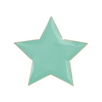 Sternförmige Teller 27 cm - 6 Stück