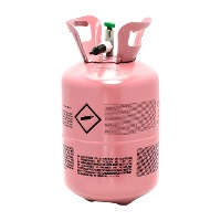 Rosa Heliumflasche - 0,20 m3 - für 24 Ballons