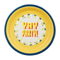 Lustige Minions-Teller 23 cm - 6 Stück