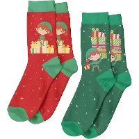 Elfen-Socken - Größe 42-47 - 1 Paar