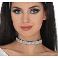 Glänzender Retro-Choker