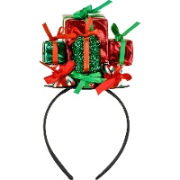 Haarreif mit Weihnachtsgeschenken