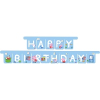 Happy-Birthday-Girlande von Peppa Pig