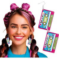 Retro-Kassetten-Ohrringe