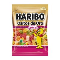 Zuckerüberzogene Fruchtgummibärchen - Haribo Ositos de oro - 100 g
