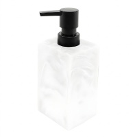 Seifenspender aus durchsichtigem Marmor 16,5 cm - 1 Stück