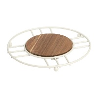 Topfuntersetzer 18 cm Bois & Terre im rustikalen Stil