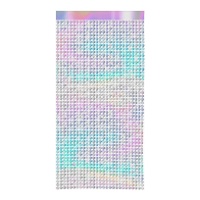 Vorhang 2 x 1 m mit Kreisen - 1 Stück