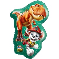 PAW Patrol Dino Movie SuperShape-Folienballon, 80 x 46 cm