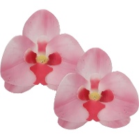 Orchideenblüten-Waffeln 8,5 x 7,5 cm - FunCakes - 10 Stück