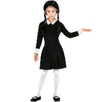 Gruselige Familie Mädchen Kostüm mit Kinderkleid